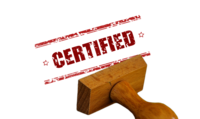 timbro certificato