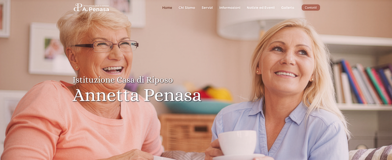 Online il nuovo sito web dell'Istituzione Casa di Riposo A. Penasa di Valli del Pasubio